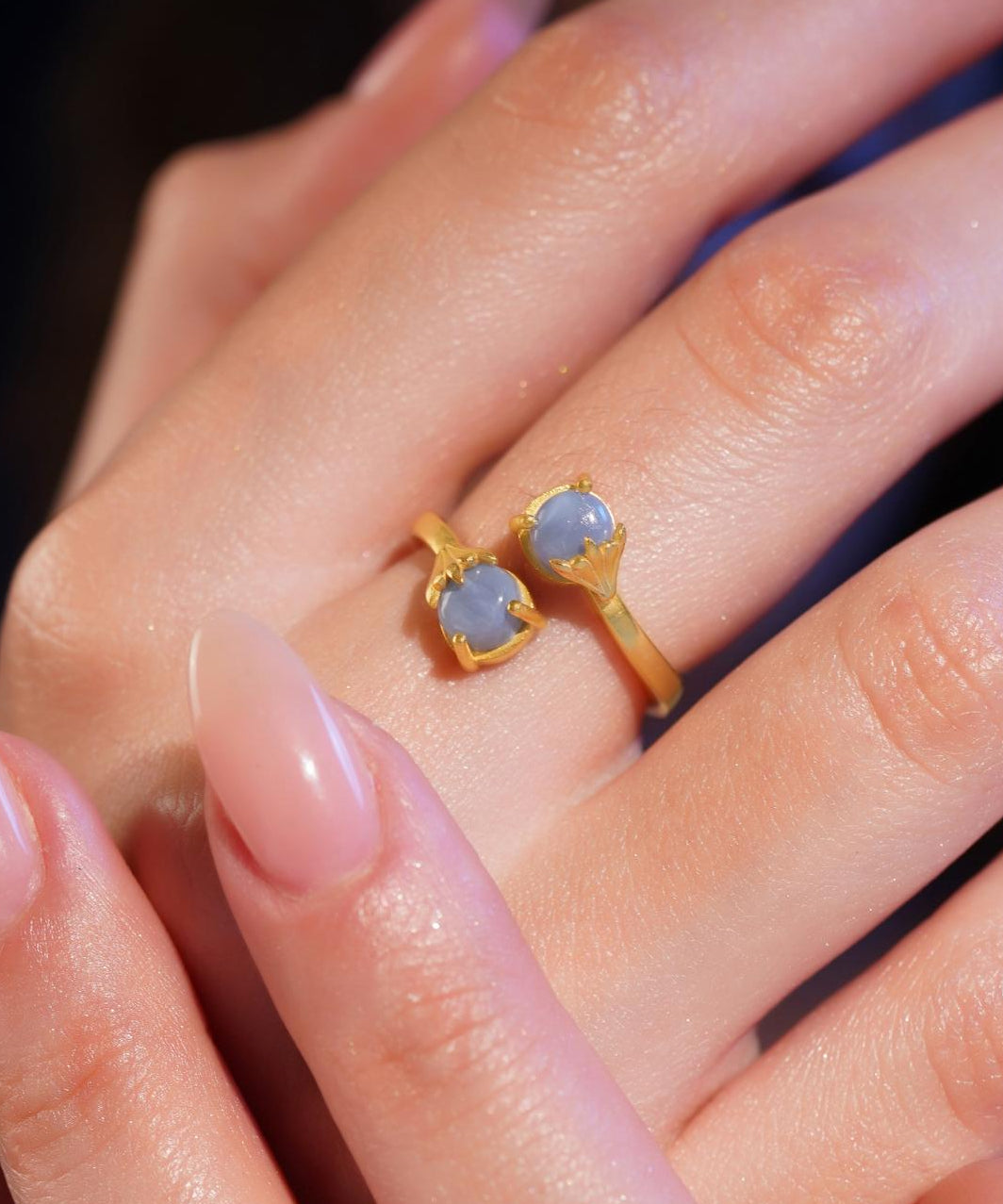 MC Paris dual Turquoise Stone Ring