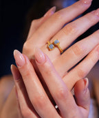 MC Paris dual Turquoise Stone Ring
