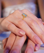 MC Paris dual Turquoise Stone Ring