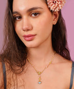 MC Paris Amazonite Botanical Necklace