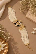 Earth's Embrace Antique pearl necklace
