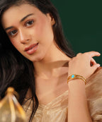 MC Paris Turquoise Abstract Bracelet