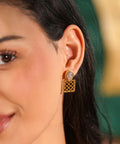 MC Paris Turquoise Abstract Earrings