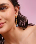 MC Paris Turqoise Botanical Earrings