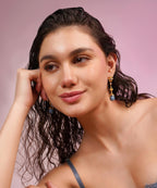MC Paris Turqoise Botanical Earrings