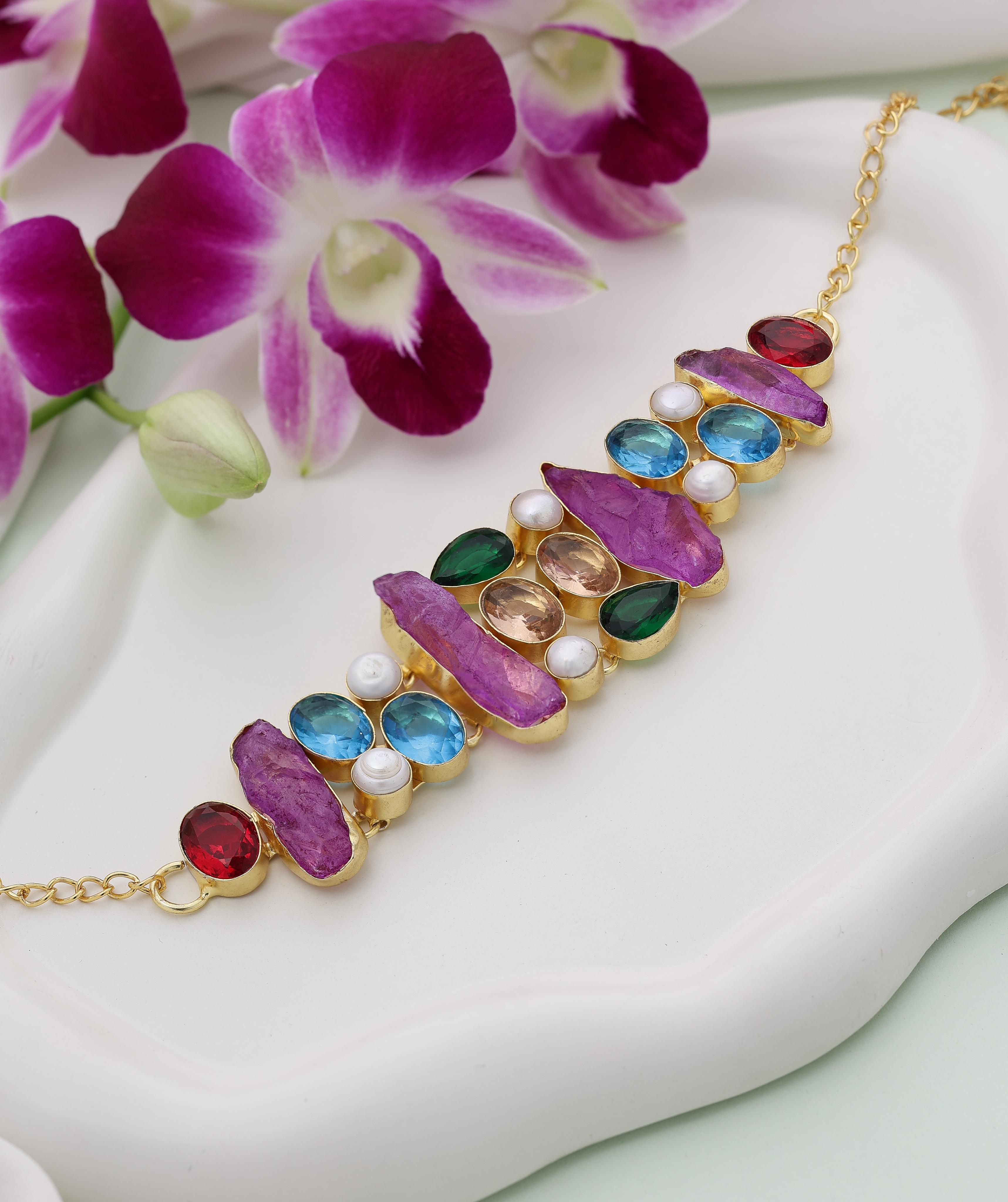 Amethyst Elegance Choker Necklace