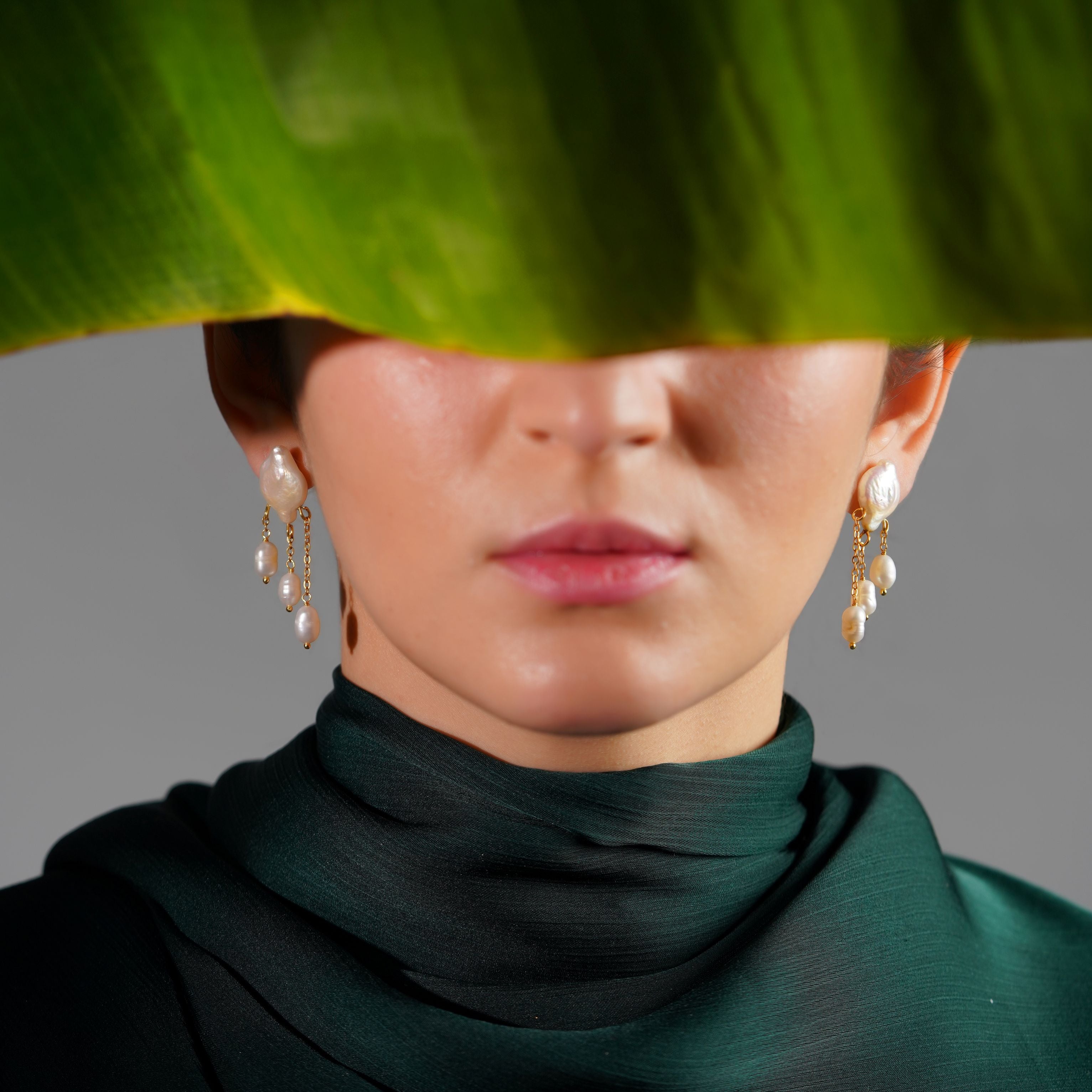 Baroque Pearl Statement Earrings