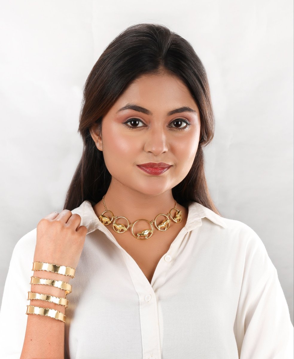 5 Little Birdie Necklace - Jiaarajewellery