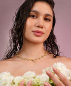 MC Paris Pink Opal Botanical Necklace