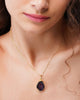 92.5 Sterling Silver Moonlight Solo Amethyst Pendant Necklace