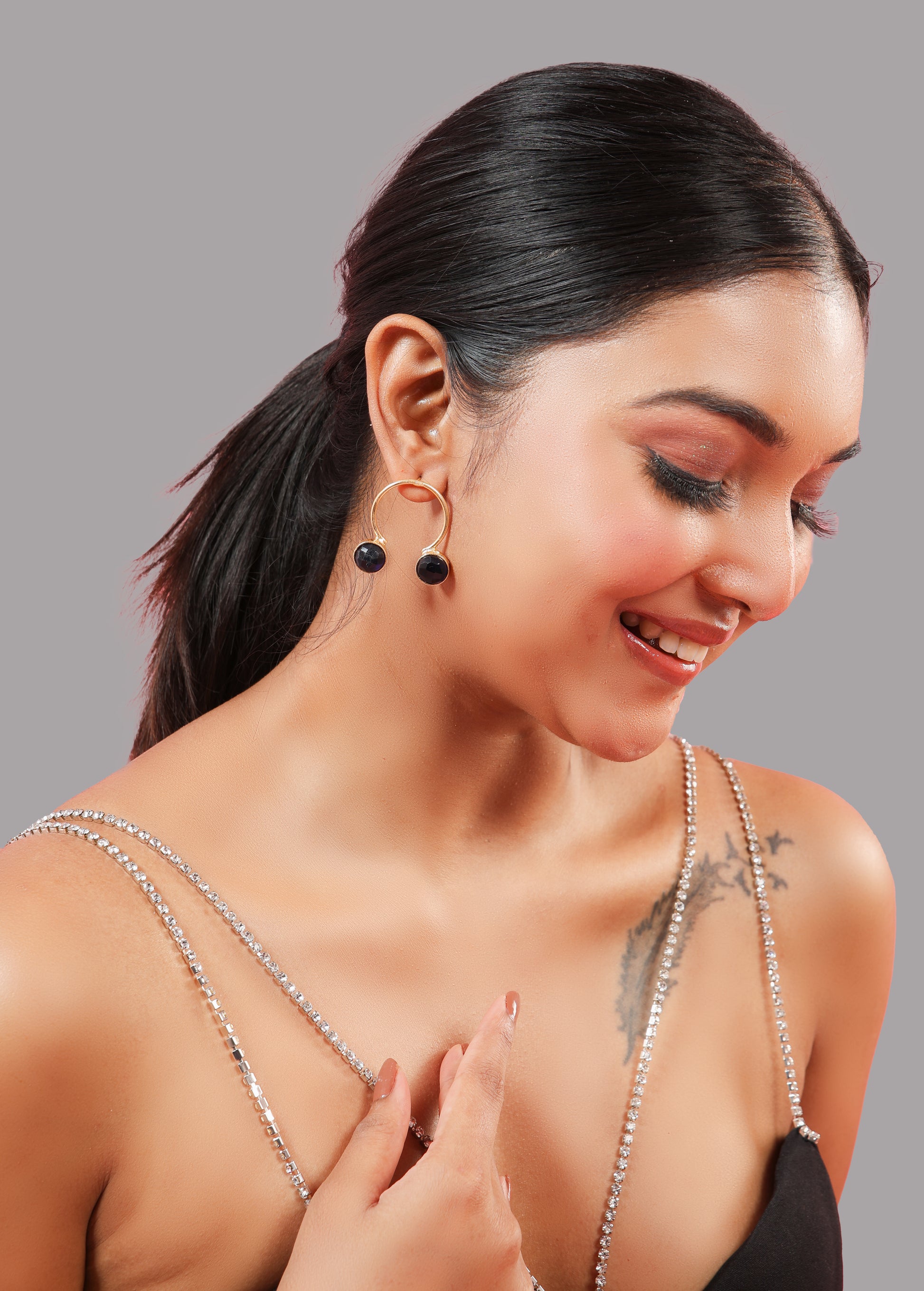 Dual Monalisa Ohm Earrings