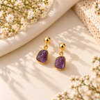 Amethyst Drop Earrings