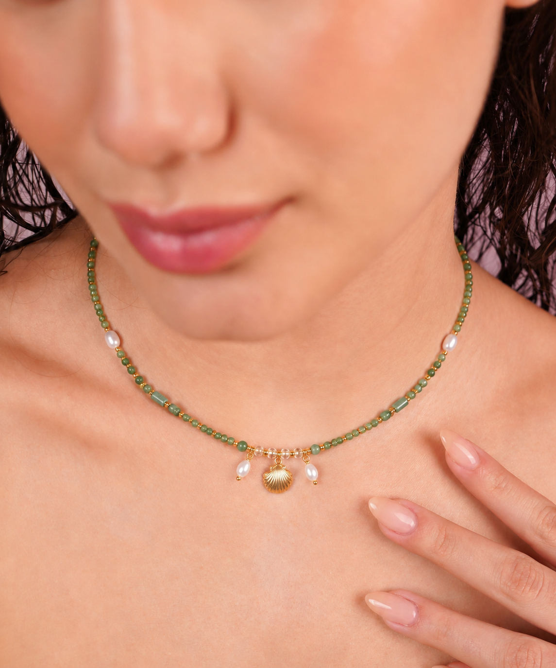 MC Paris Tourmaline Beads Pendant