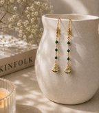 MC Paris Green Onyx Beads Parisian Earrings