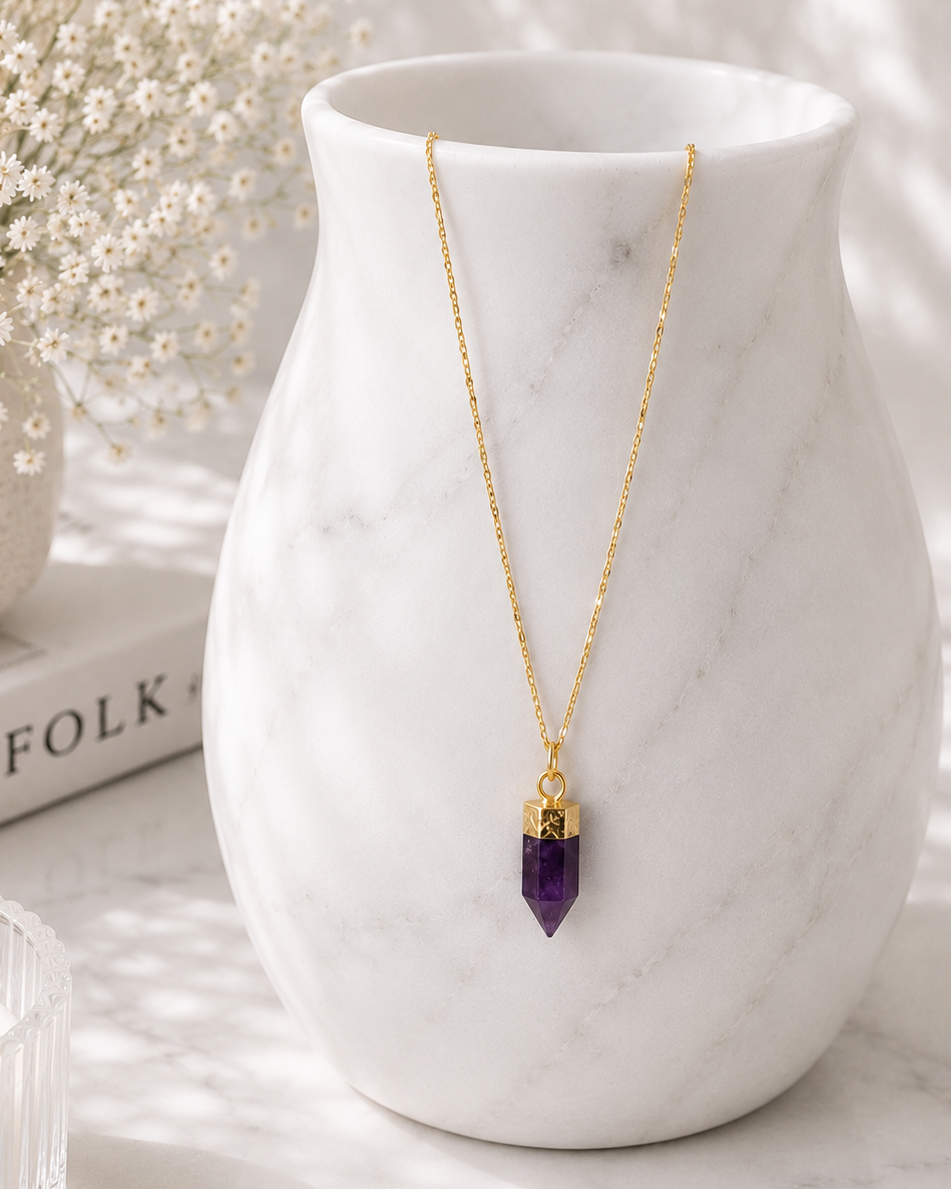 MC Paris Garnet Parisian Pendant