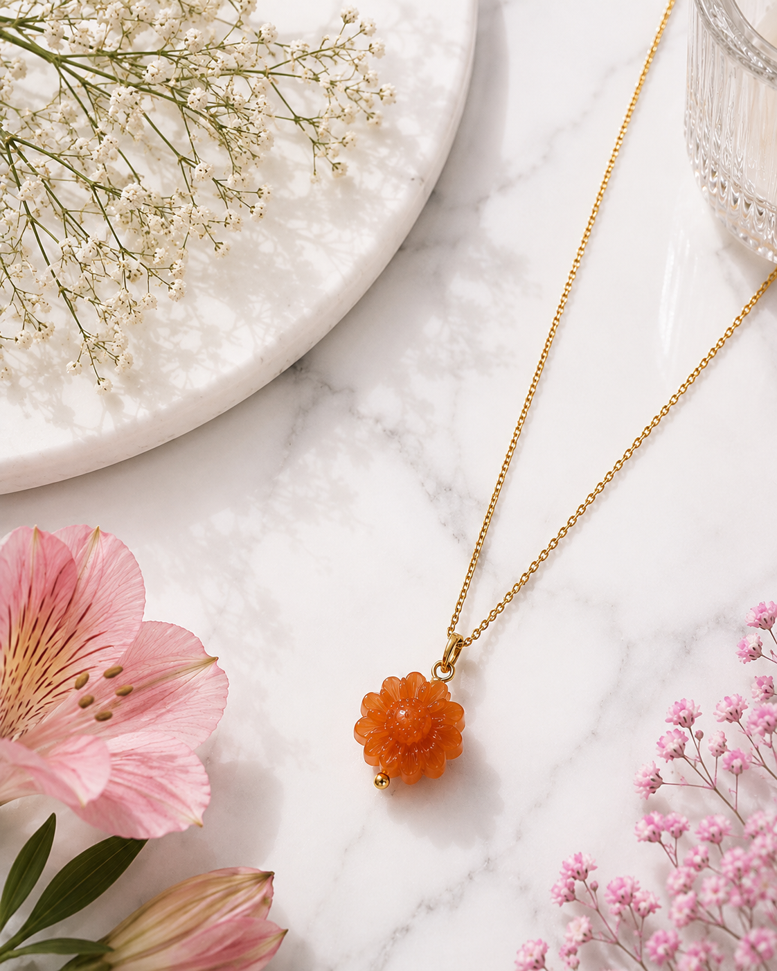 MC Paris October Marigold Birthstone Pendant