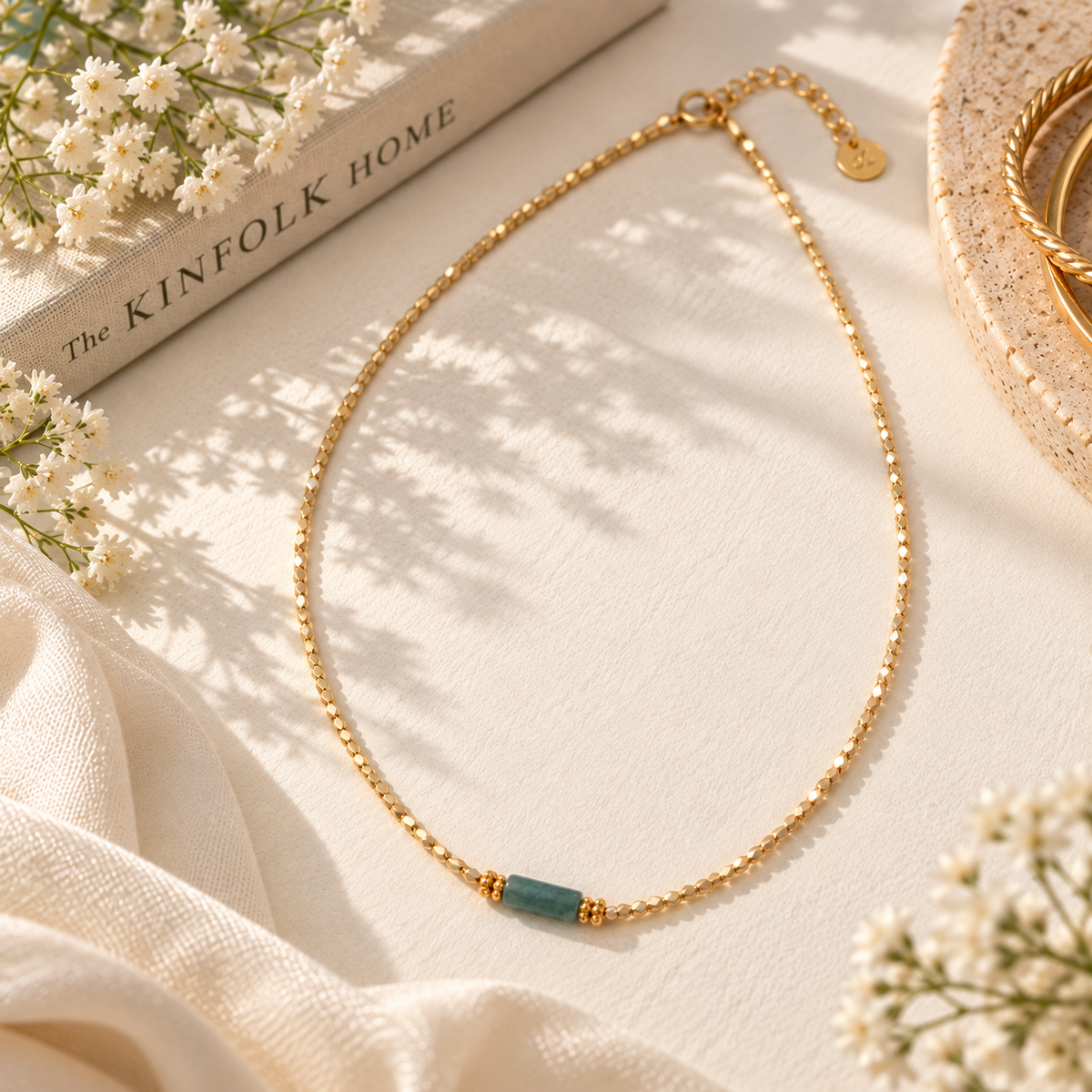 MC Paris Tourmaline Chain Pendant