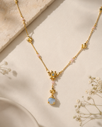 MC Paris Amazonite Botanical Necklace