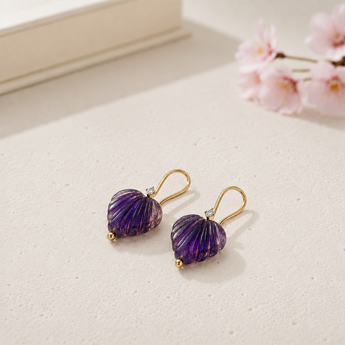 MC Paris Amethyst Parisian Earrings