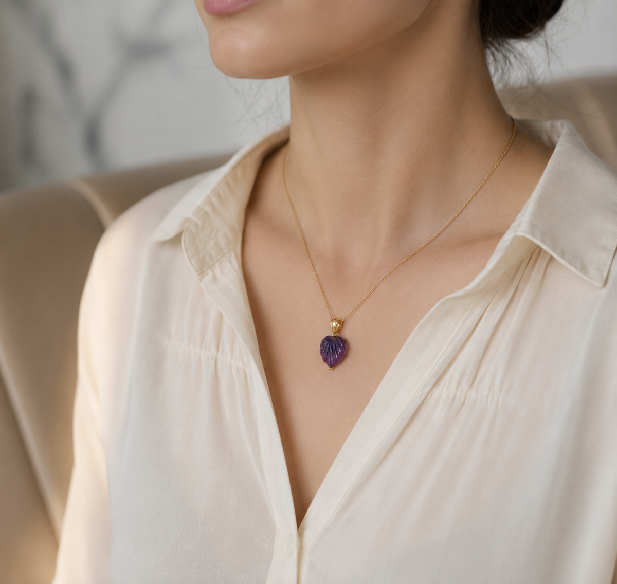MC Paris Amethyst Parisian Pendant