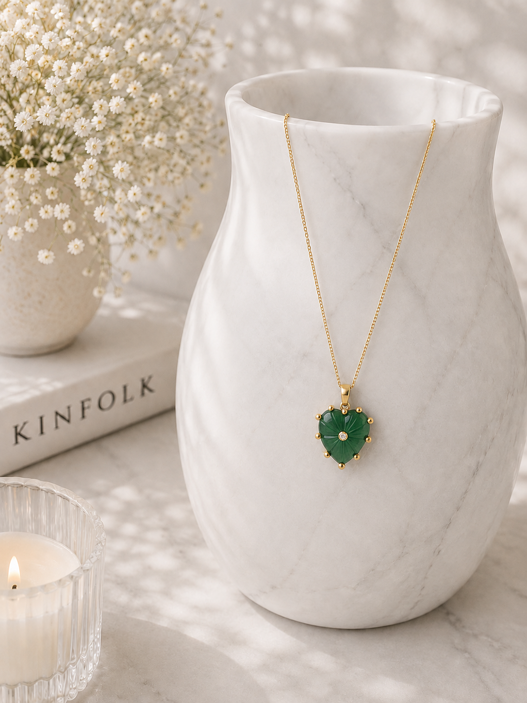 MC Paris Green Onyx Parisian Pendant