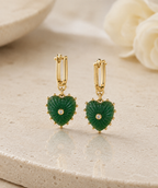 MC Paris Green Onyx Parisian Earrings