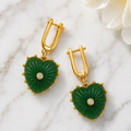 MC Paris Green Onyx Parisian Earrings