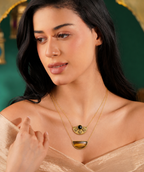 MC Paris Tiger EyeDouble layer Necklace