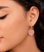 MC Paris Rose Quartz Parisian Earrings