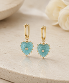 MC Paris Green Onyx Parisian Earrings