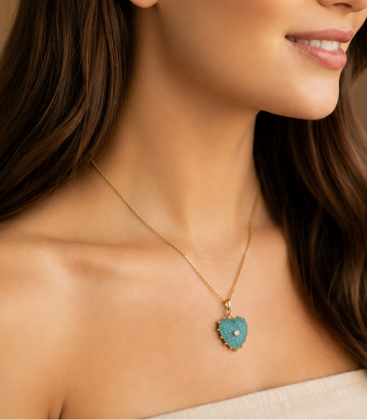 MC Paris Green Onyx Parisian Pendant
