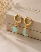 MC Paris Amazonite Parisian Earrings