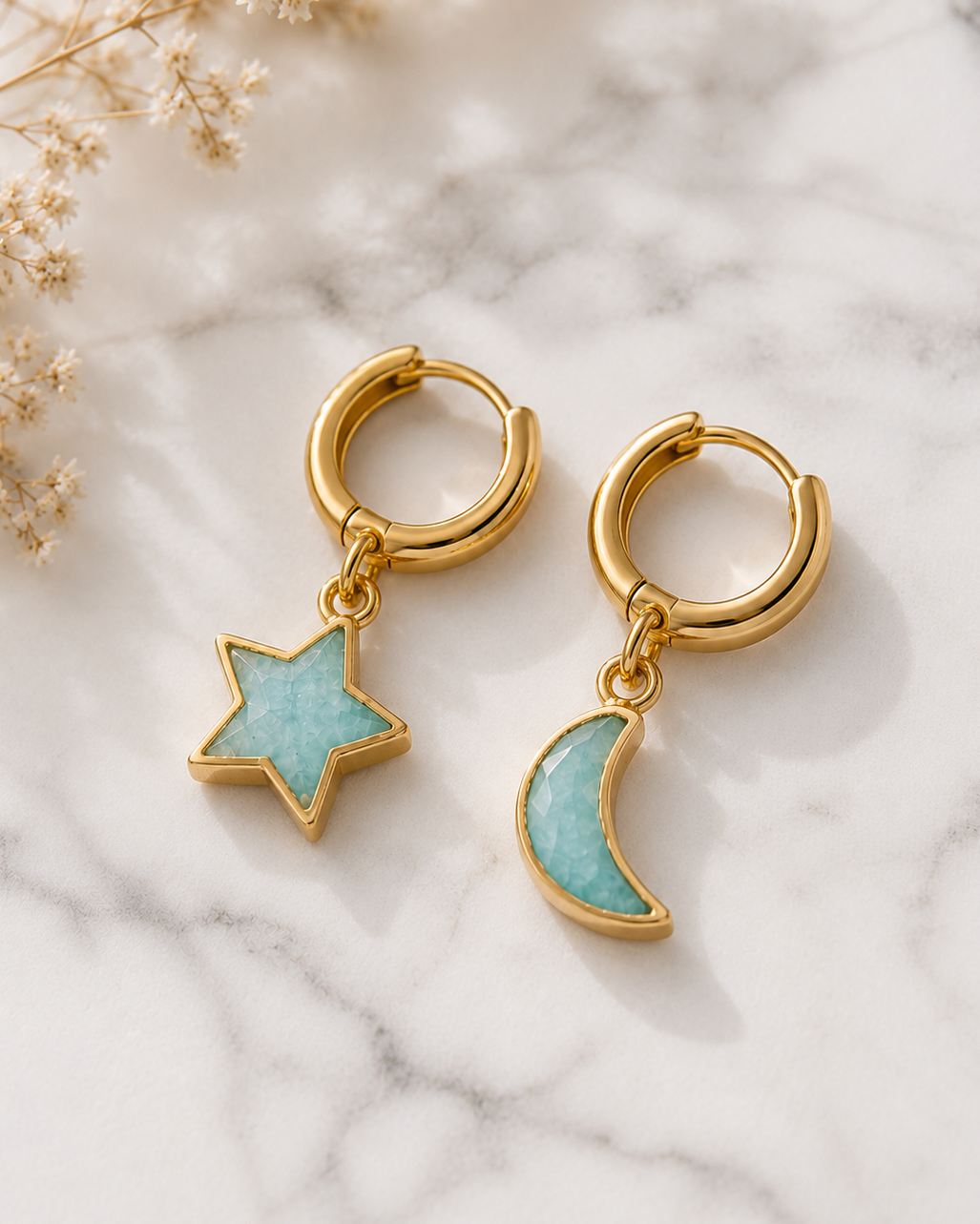 MC Paris Amazonite Parisian Earrings