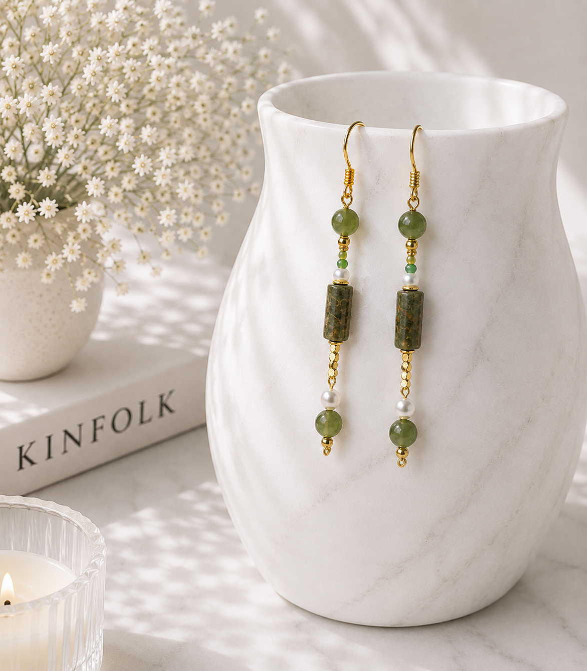 MC Paris Tourmaline Beads Earrings
