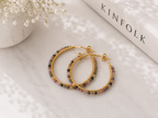 MC Paris Tourmaline Parisian Earrings- Pink