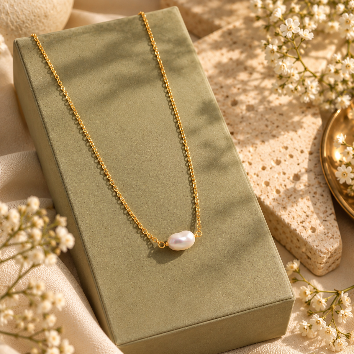 MC Paris Baroque Pearl Layered Necklace