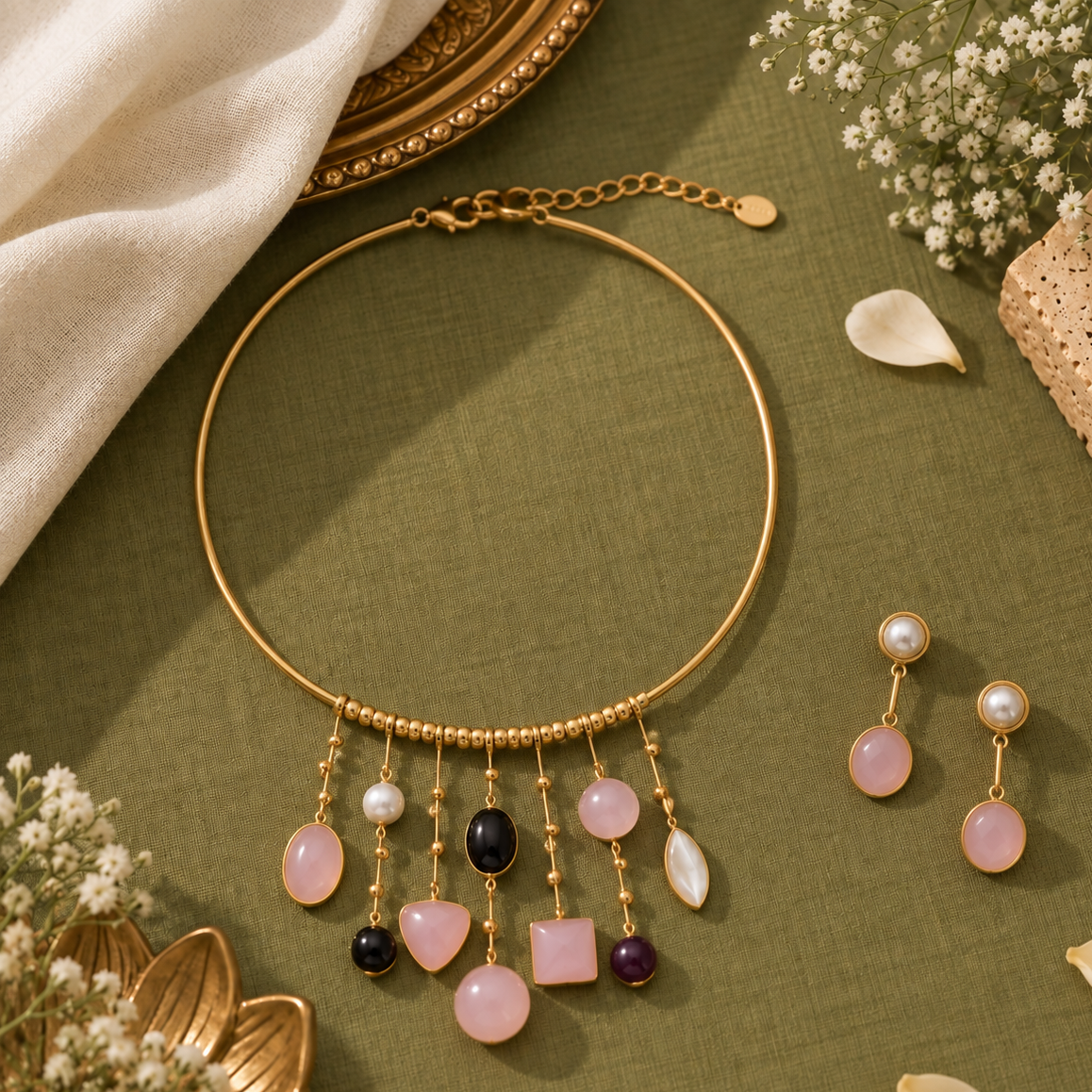 Winterline Hasli Gold Necklace
