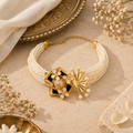 Earth's Embrace Antique pearl necklace