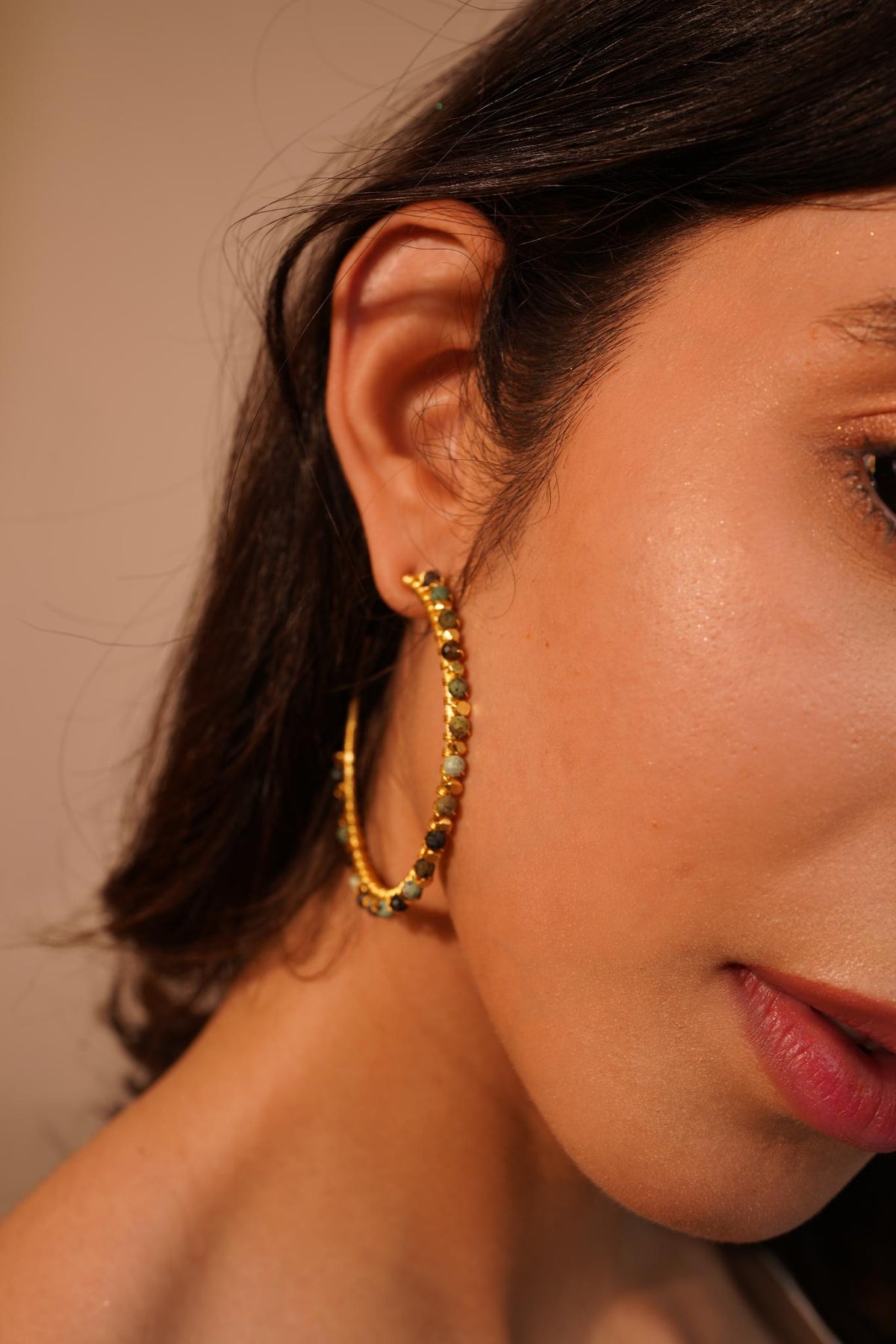 MC Paris Tourmaline Parisian Earrings- Blue