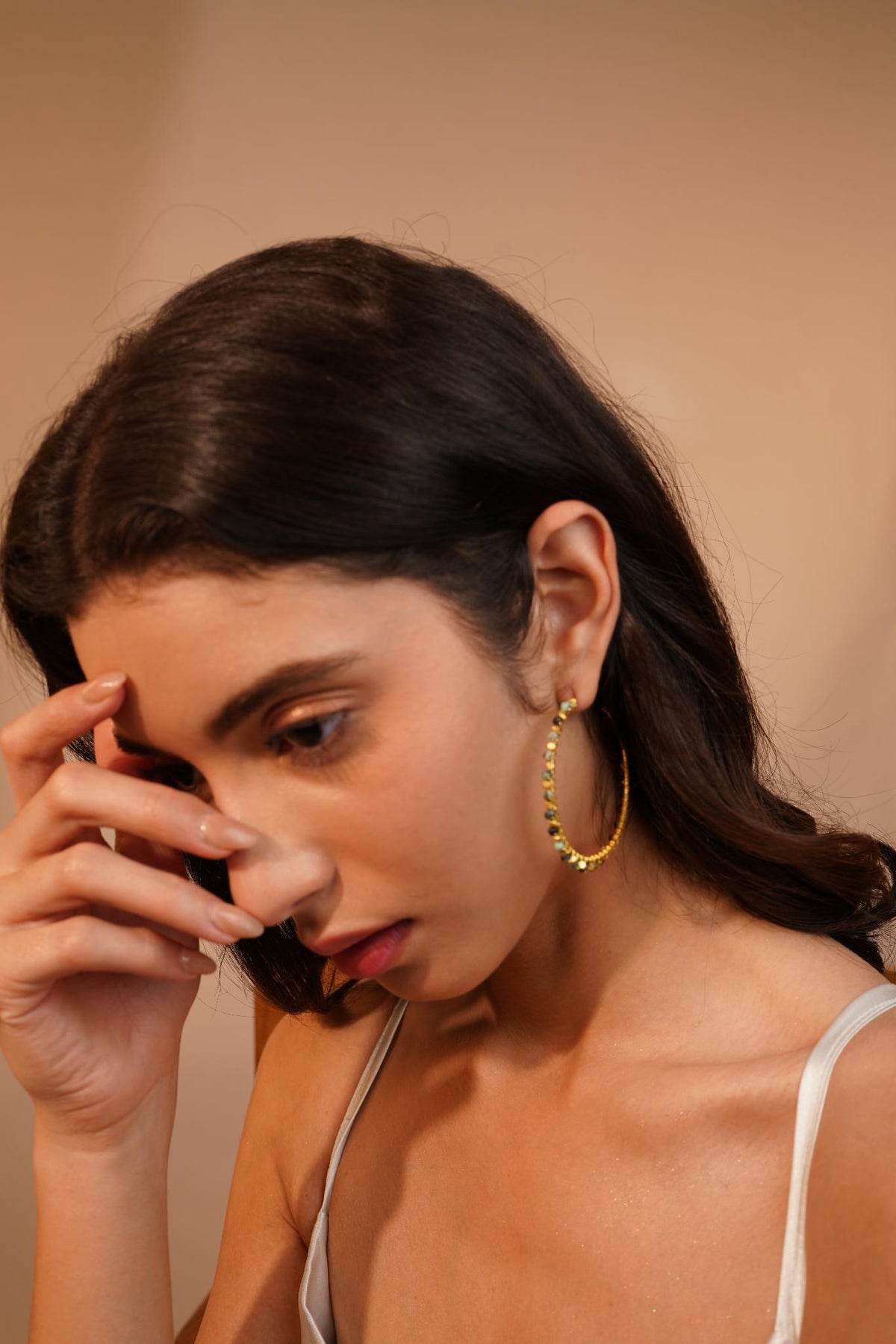 MC Paris Tourmaline Parisian Earrings- Blue