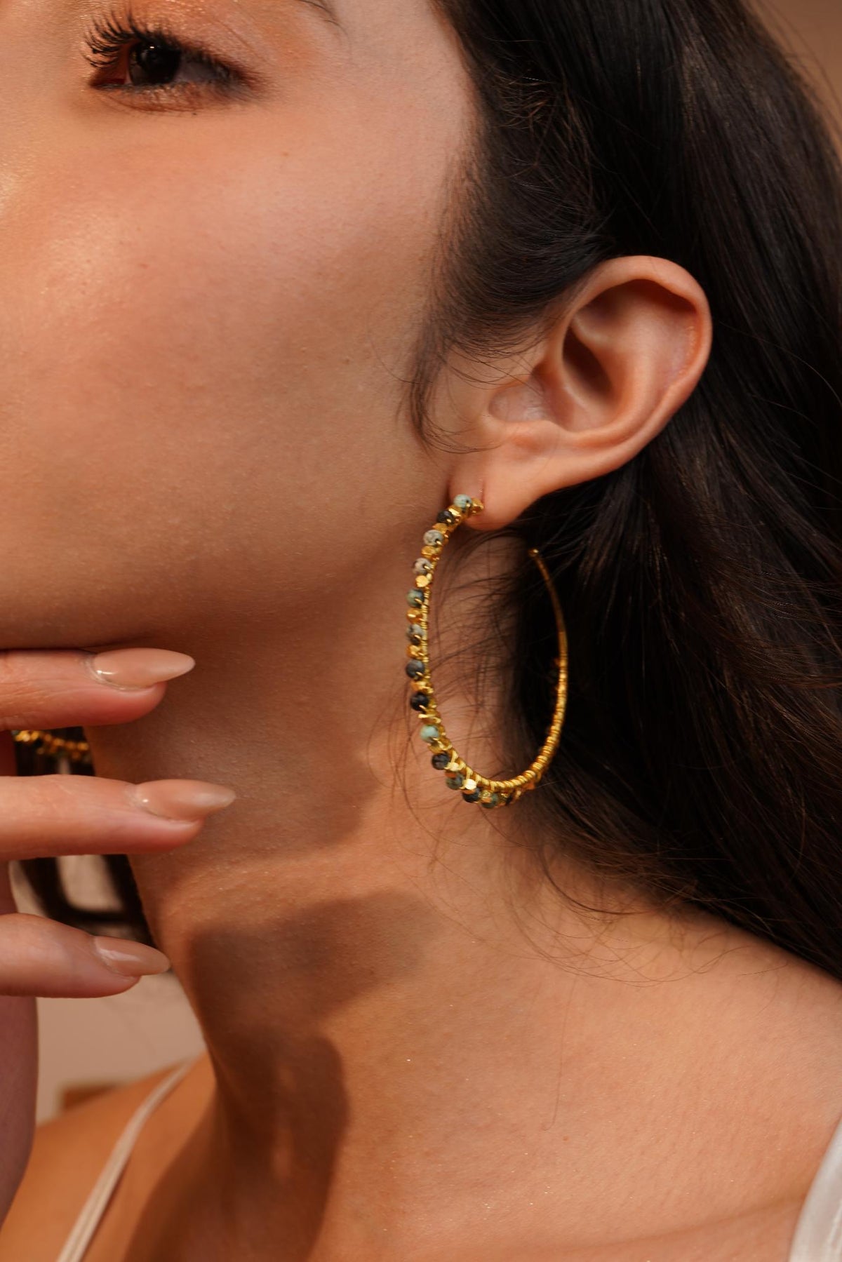 MC Paris Tourmaline Parisian Earrings- Blue