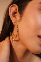 MC Paris Tourmaline Parisian Earrings- Pink