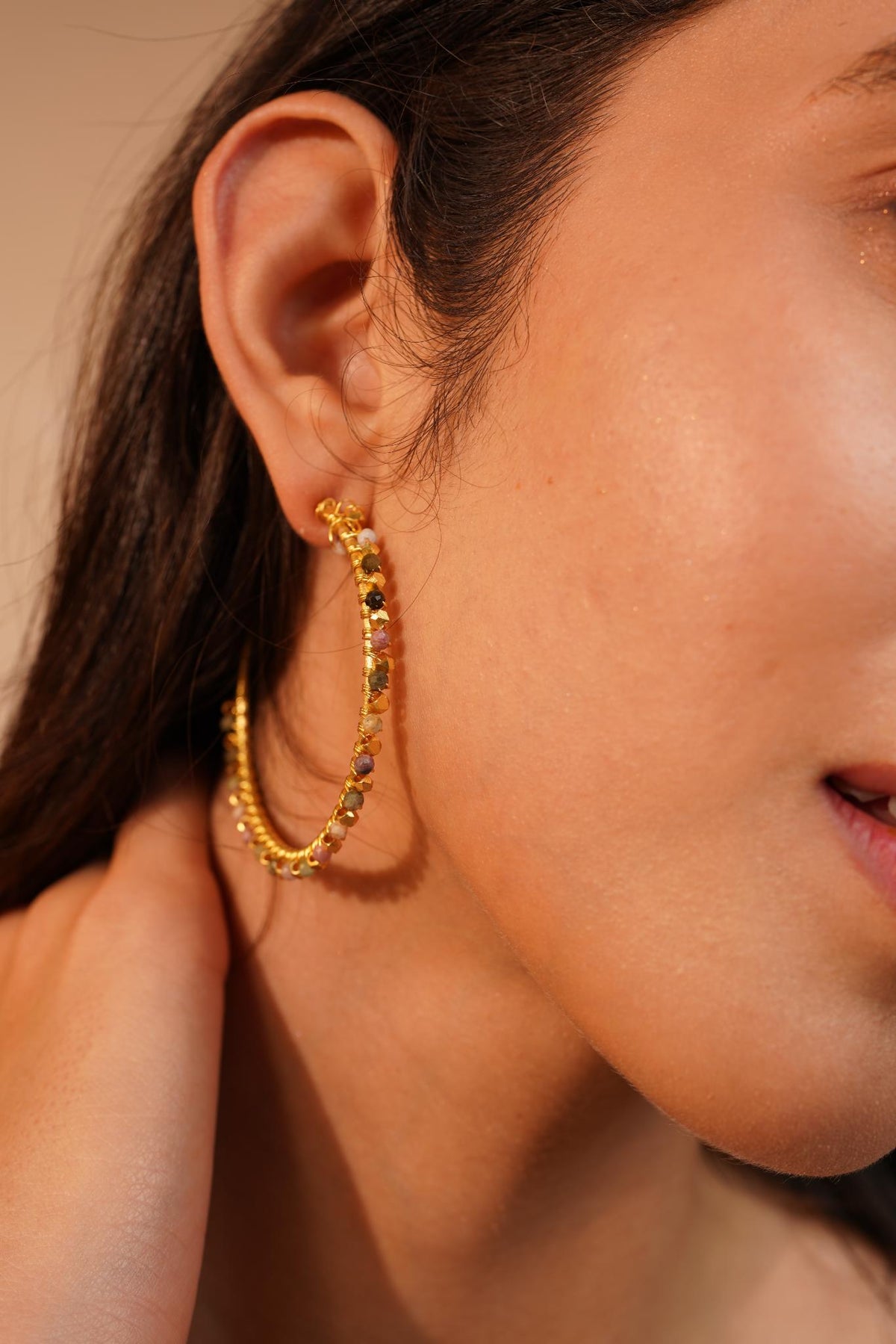 MC Paris Tourmaline Parisian Earrings- Pink