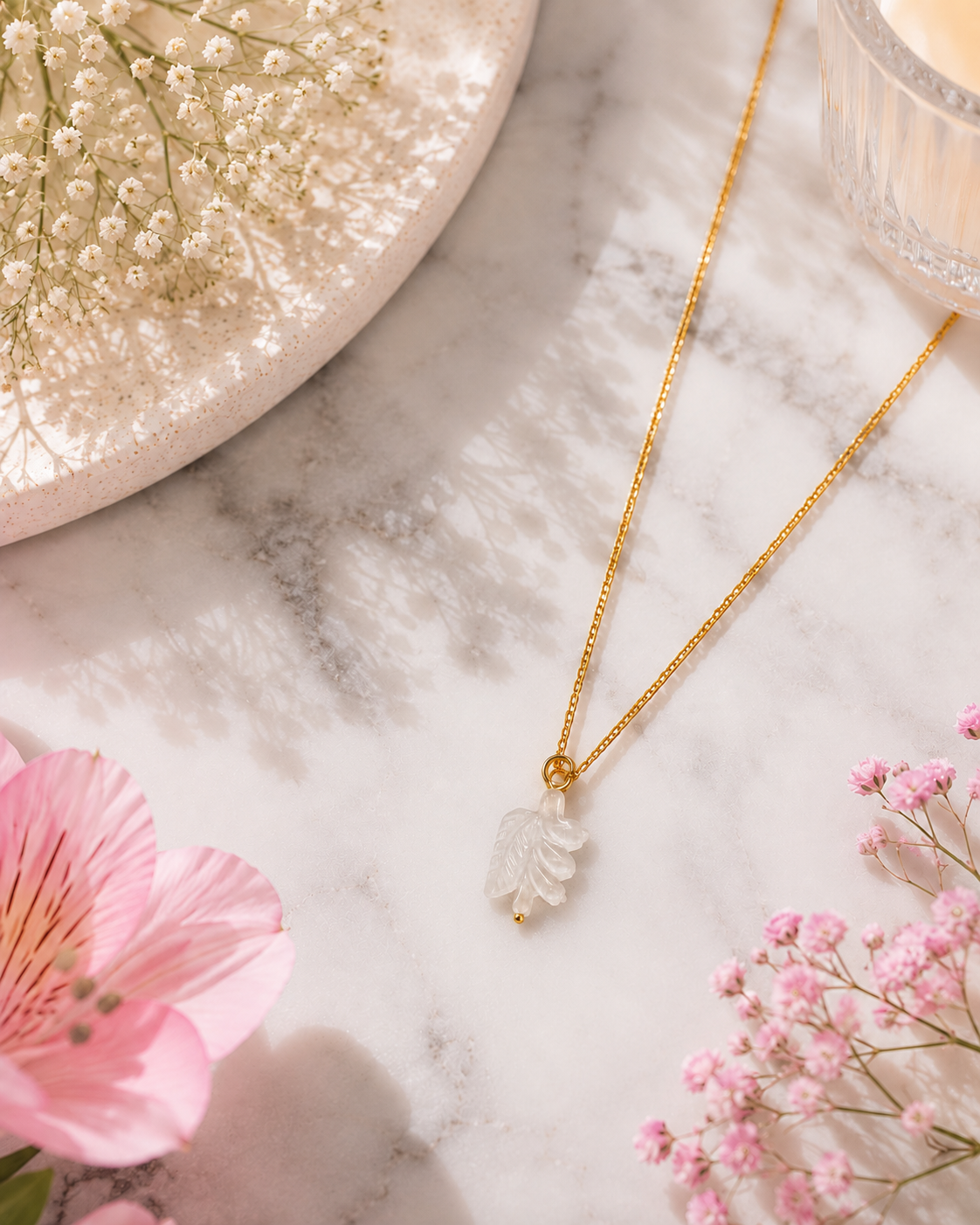 MC Paris May Lily of the Valley Birthstone Pendant