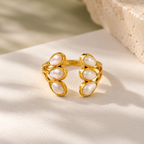 Baroque Pearl Stacking Ring