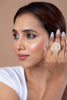 Clustered Pearl Stone Ring