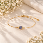 Blue Amethyst Sleek Bracelet