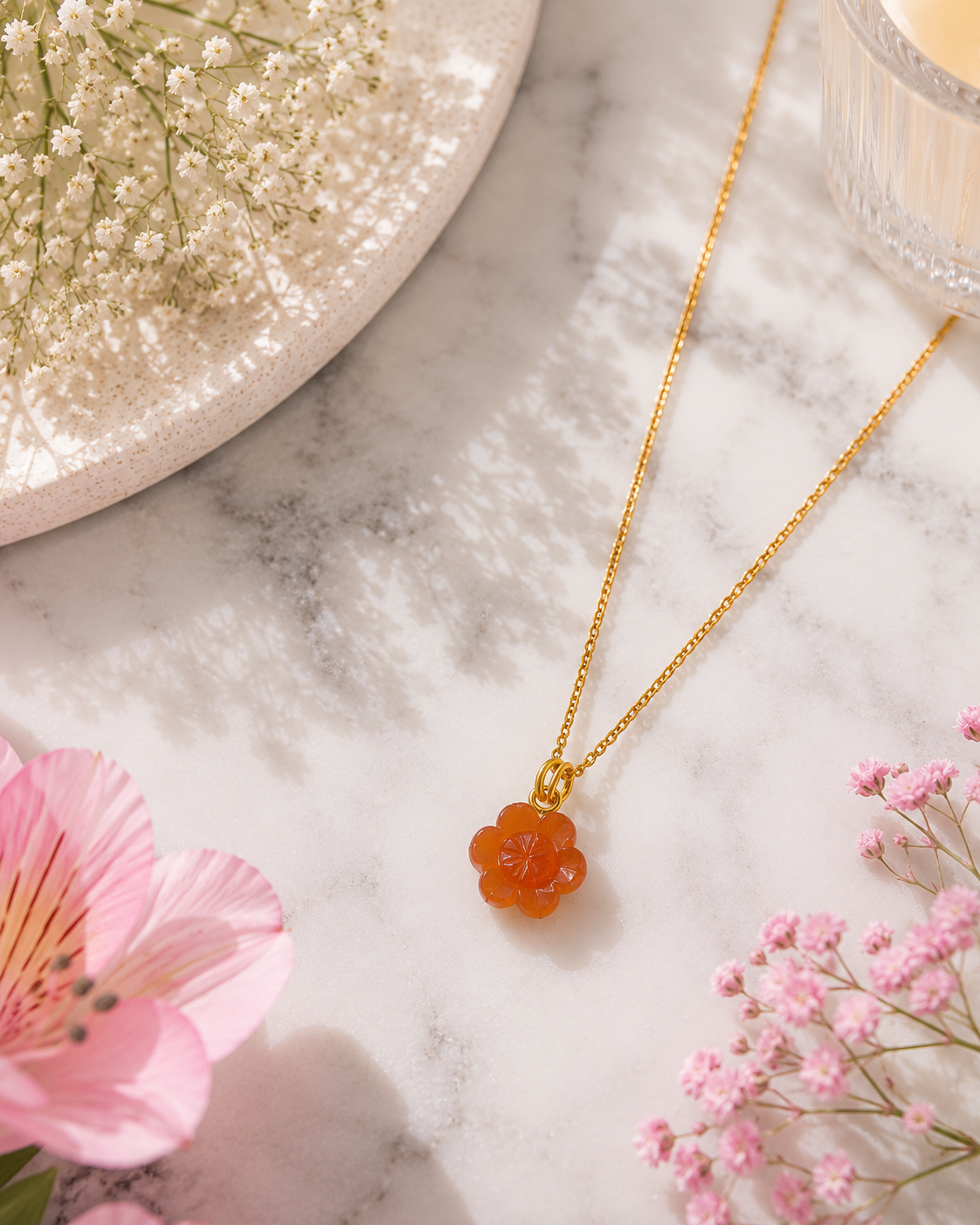 MC Paris October Marigold Birthstone Pendant