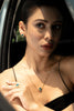 Green Emerald Mohave Stone Pendant Set