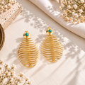 Multi-lined fish Earrings